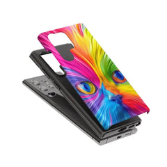 3D Rainbow Cat: Colorful Art Phone Case