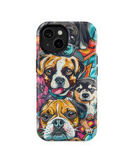 Graffiti Design: Colorful Dog Phone Case