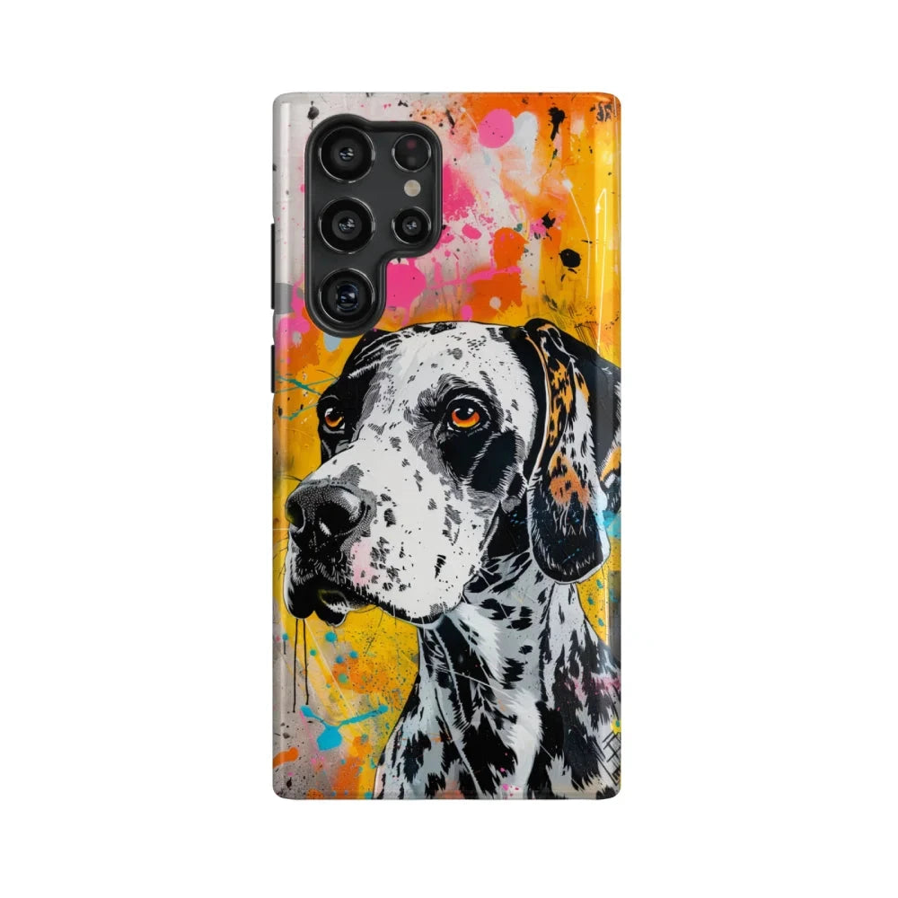 Dalmatian: Colorful Dog Phone Case