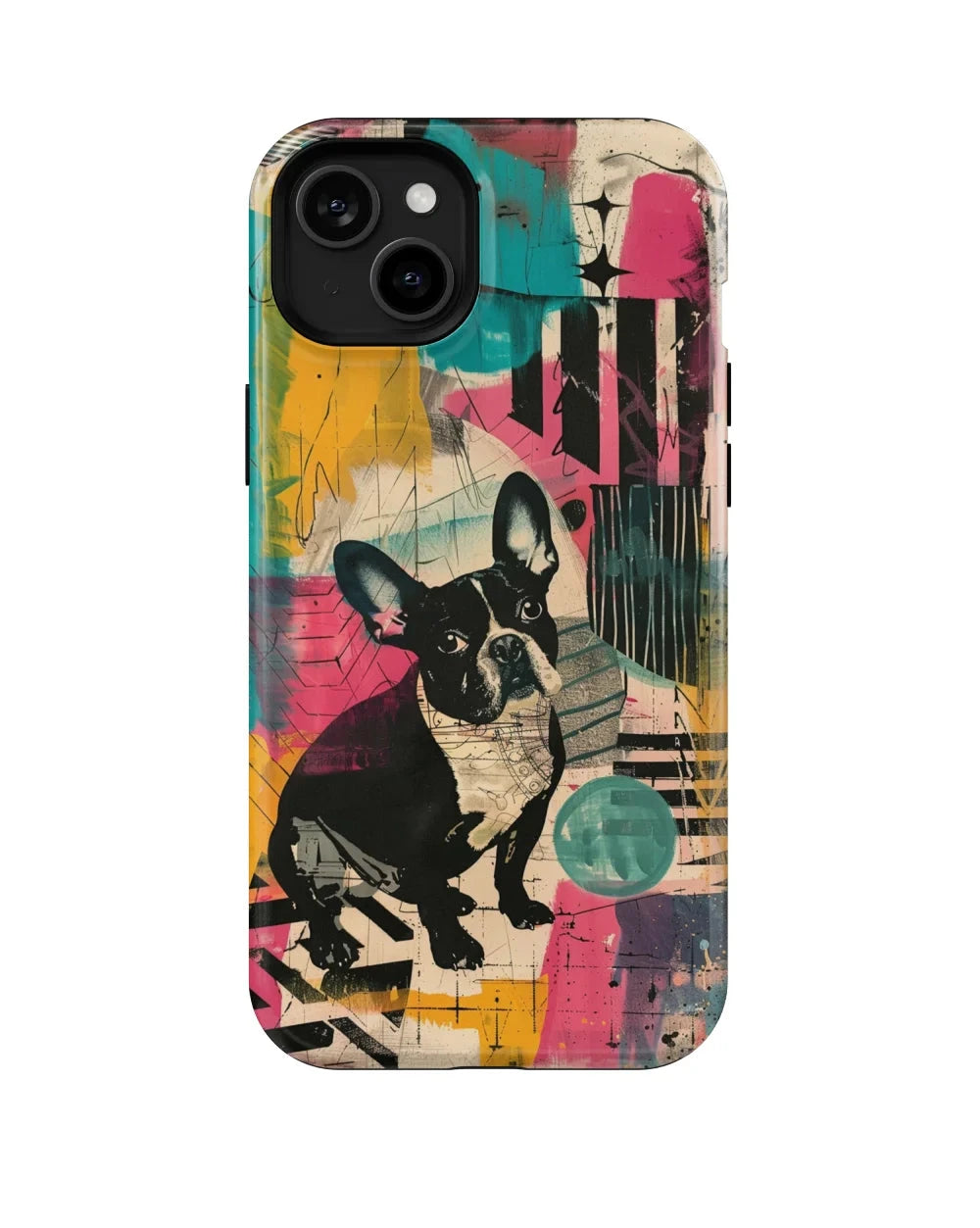 Bulldog: Colorful Dog Phone Case