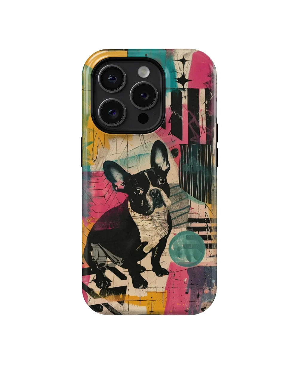 Bulldog: Colorful Dog Phone Case