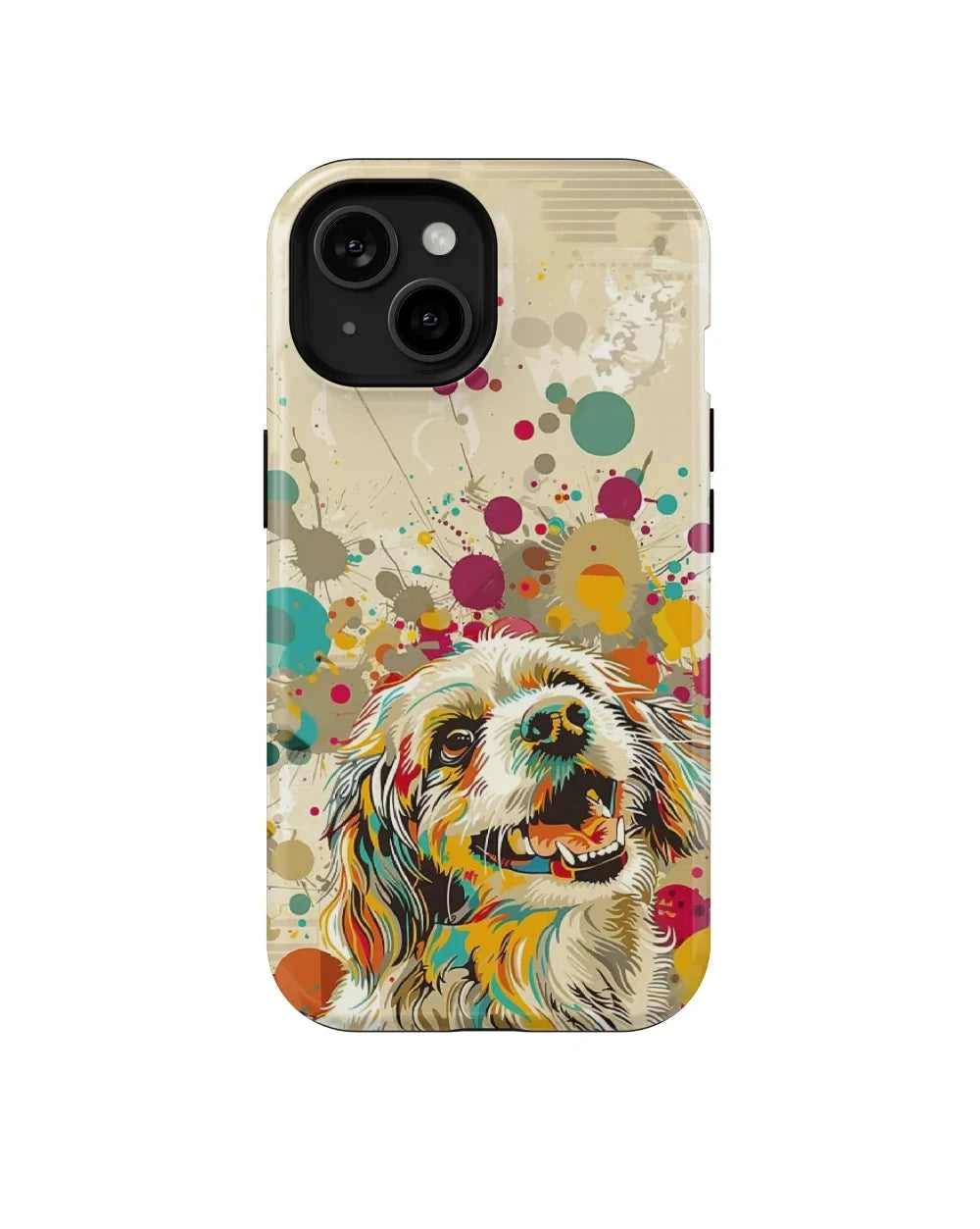 Pop Art Dog: Colorful Phone Case