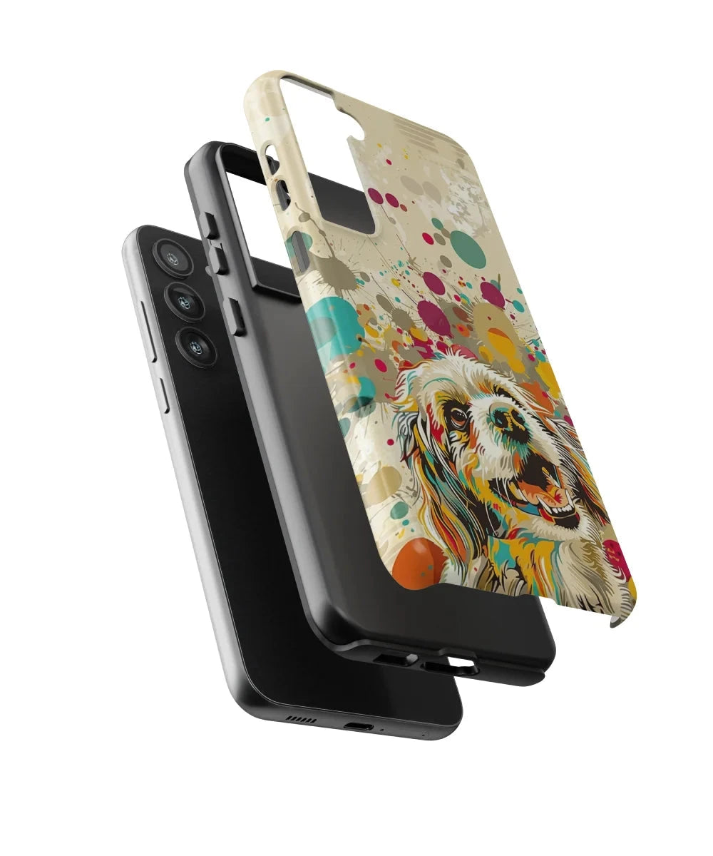 Pop Art Dog: Colorful Phone Case