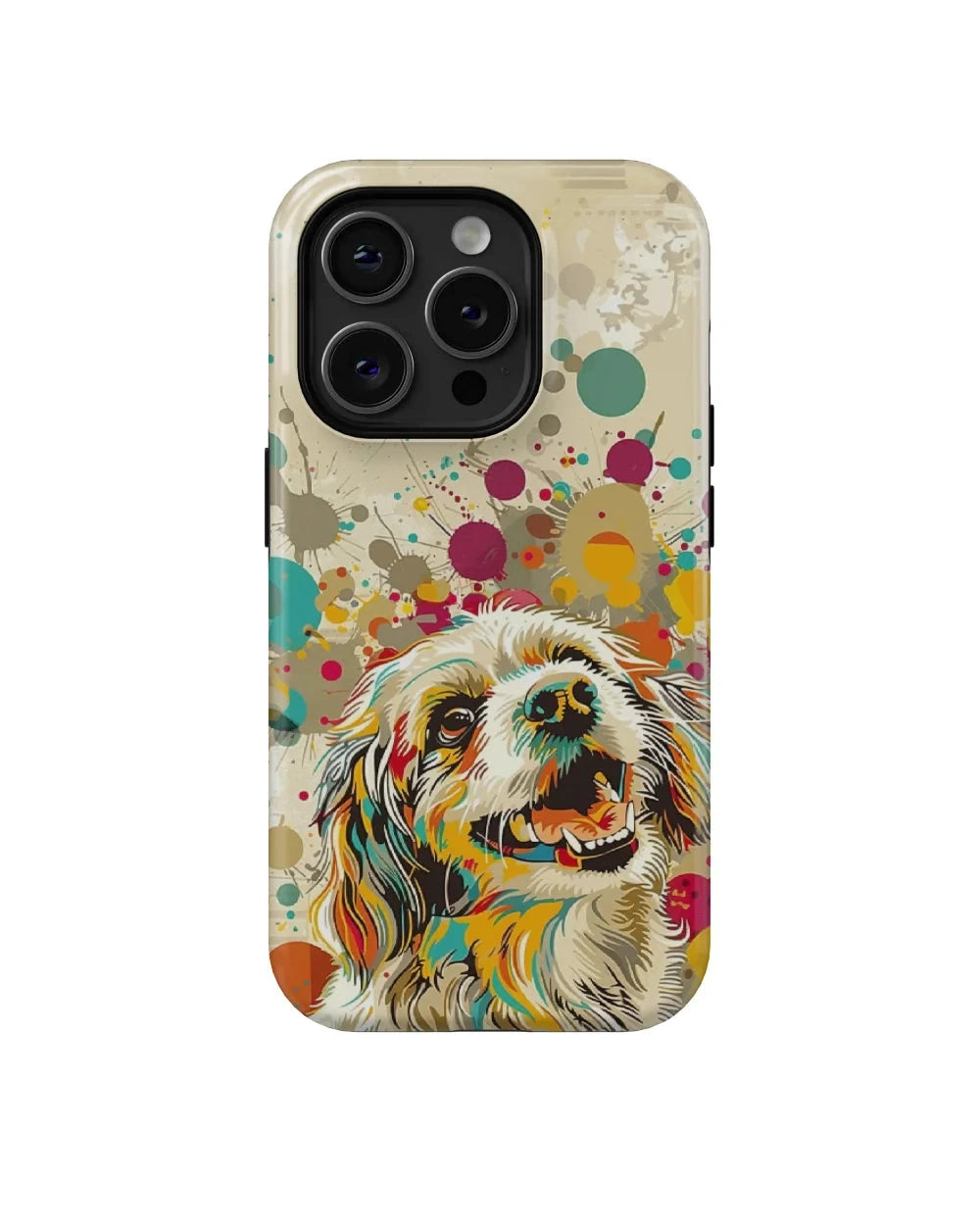 Pop Art Dog: Colorful Phone Case