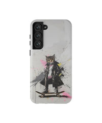 Glitch Art II: Cool Cat Phone Case