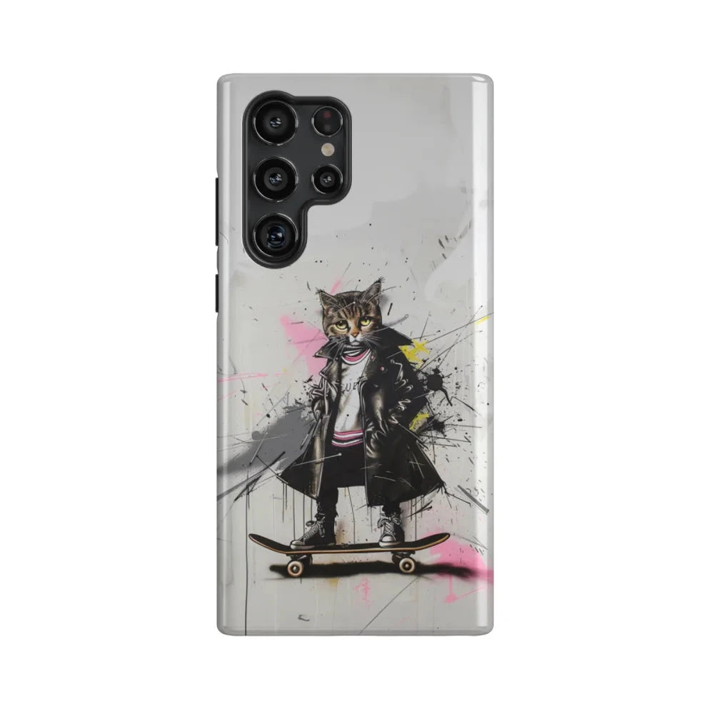 Glitch Art II: Cool Cat Phone Case