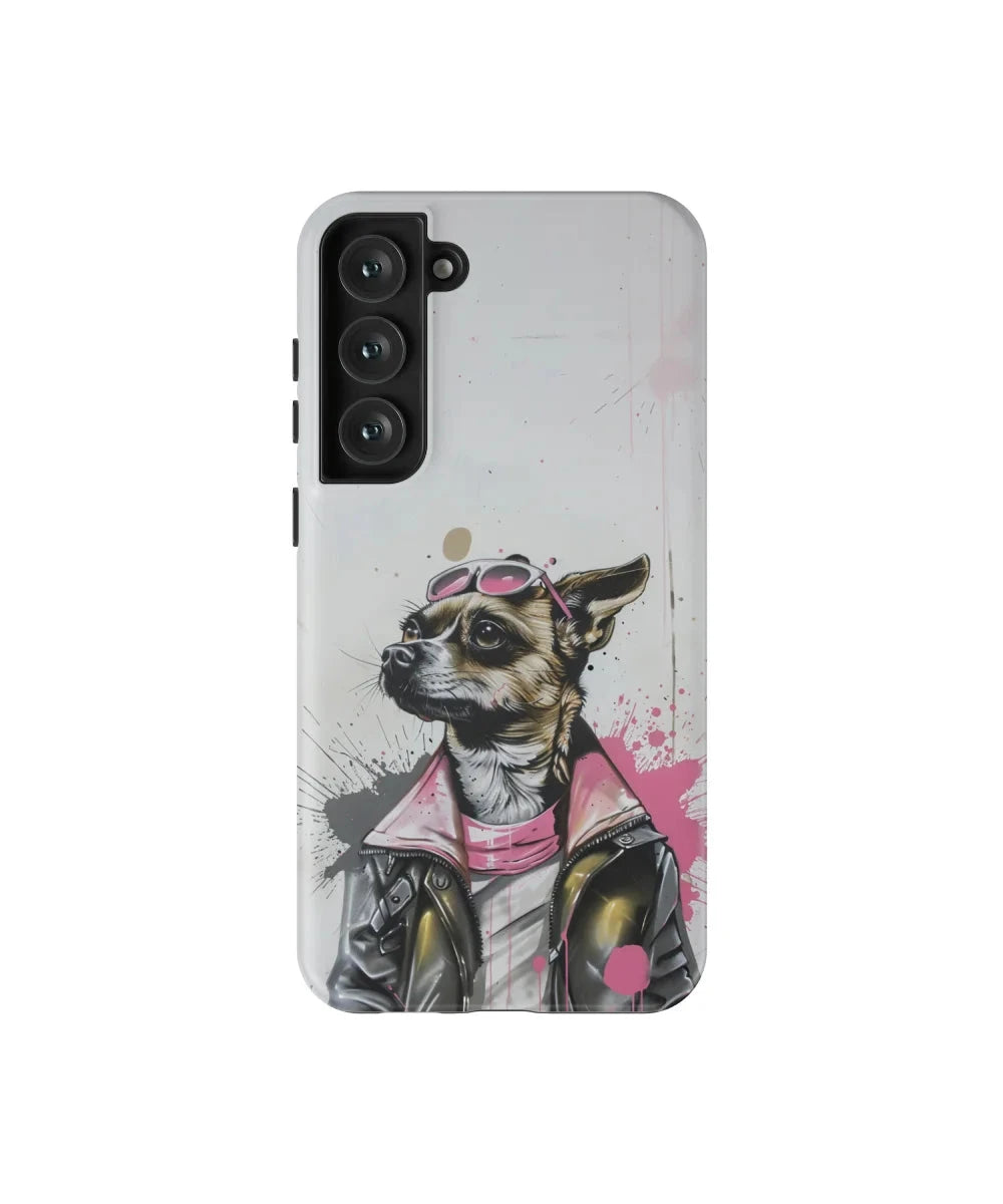 Glitch Art III: Cool Dog Phone Case