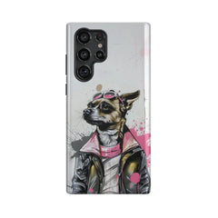 Glitch Art III: Cool Dog Phone Case