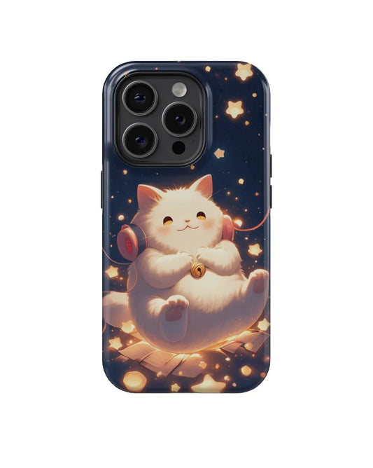Listen the Music: Cute Cat Phone Case