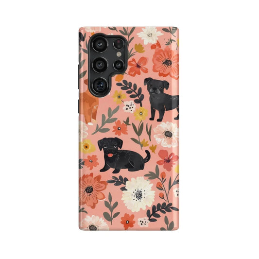 Floral Art Ⅱ: Flower and Dog Series Phone Case