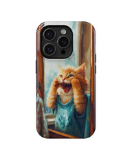 Cat in the Mirror: Funny Phone Case