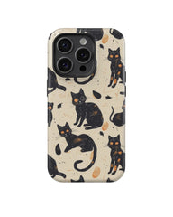 Black Cat Territory: Funny Cat Phone Case