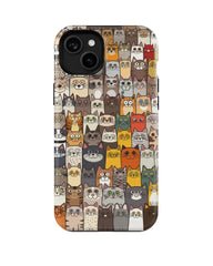 Kittens Gather: Funny Phone Case