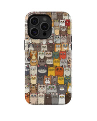 Kittens Gather: Funny Phone Case