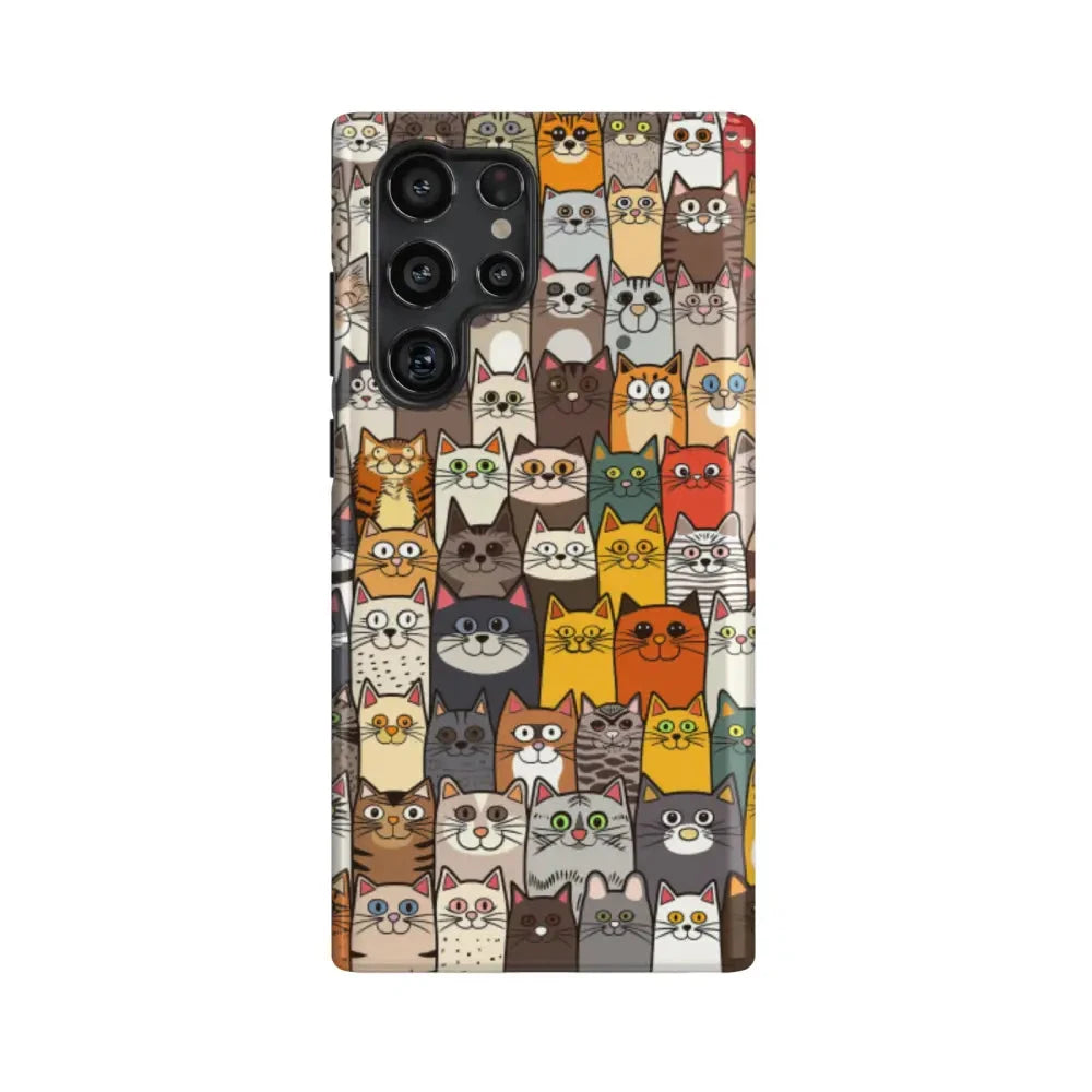 Kittens Gather: Funny Phone Case