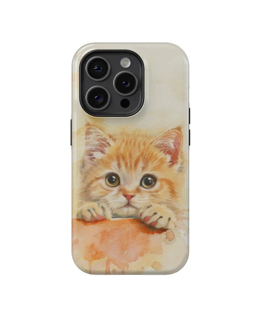 Painted Design: Funny Cat Phone Case