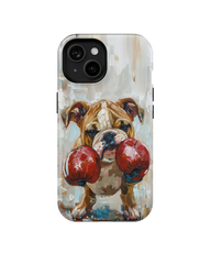 Boxing Bulldog: Funny Phone Case