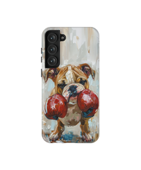 Boxing Bulldog: Funny Phone Case