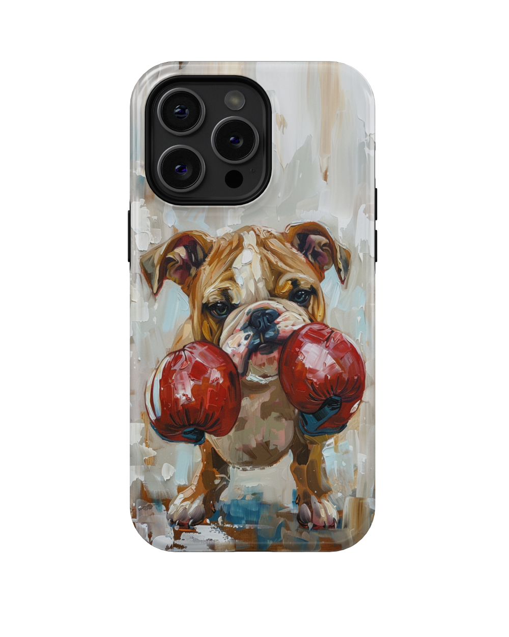 Boxing Bulldog: Funny Phone Case