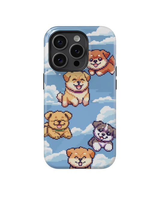 In the Clouds: Funny Dog Phone Case