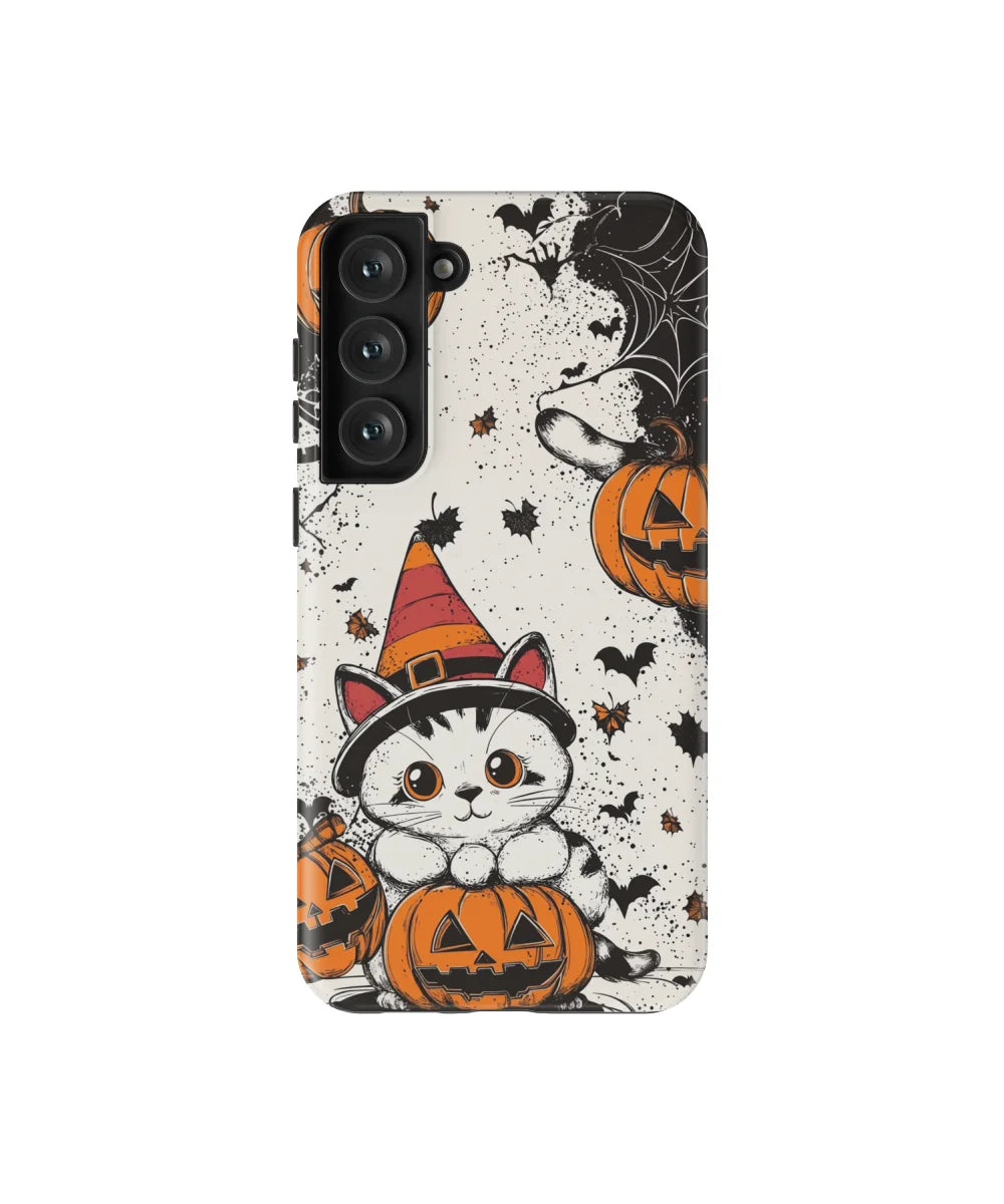 White Cat Wizard Ⅱ: Halloween Phone Case