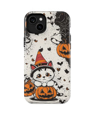 White Cat Wizard Ⅱ: Halloween Phone Case