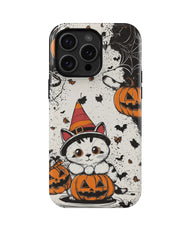 White Cat Wizard Ⅱ: Halloween Phone Case