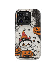 White Cat Wizard Ⅱ: Halloween Phone Case