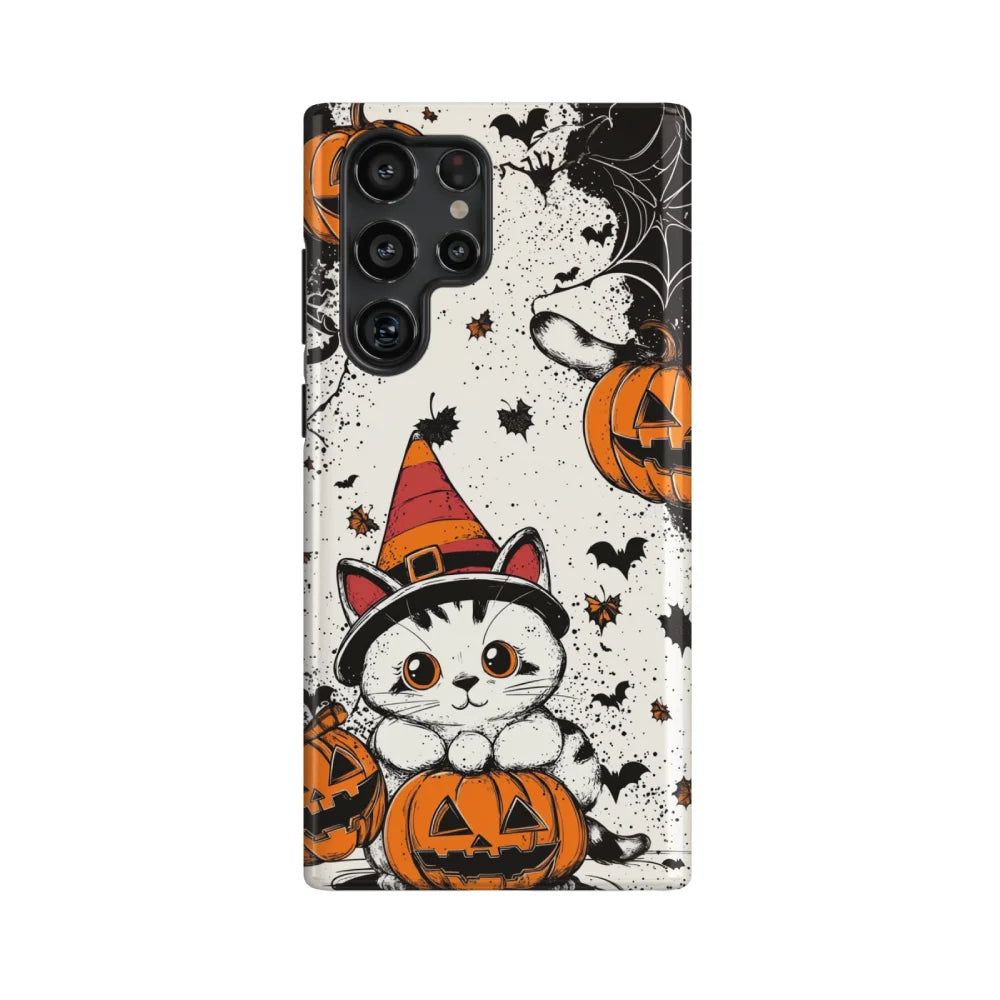 White Cat Wizard Ⅱ: Halloween Phone Case