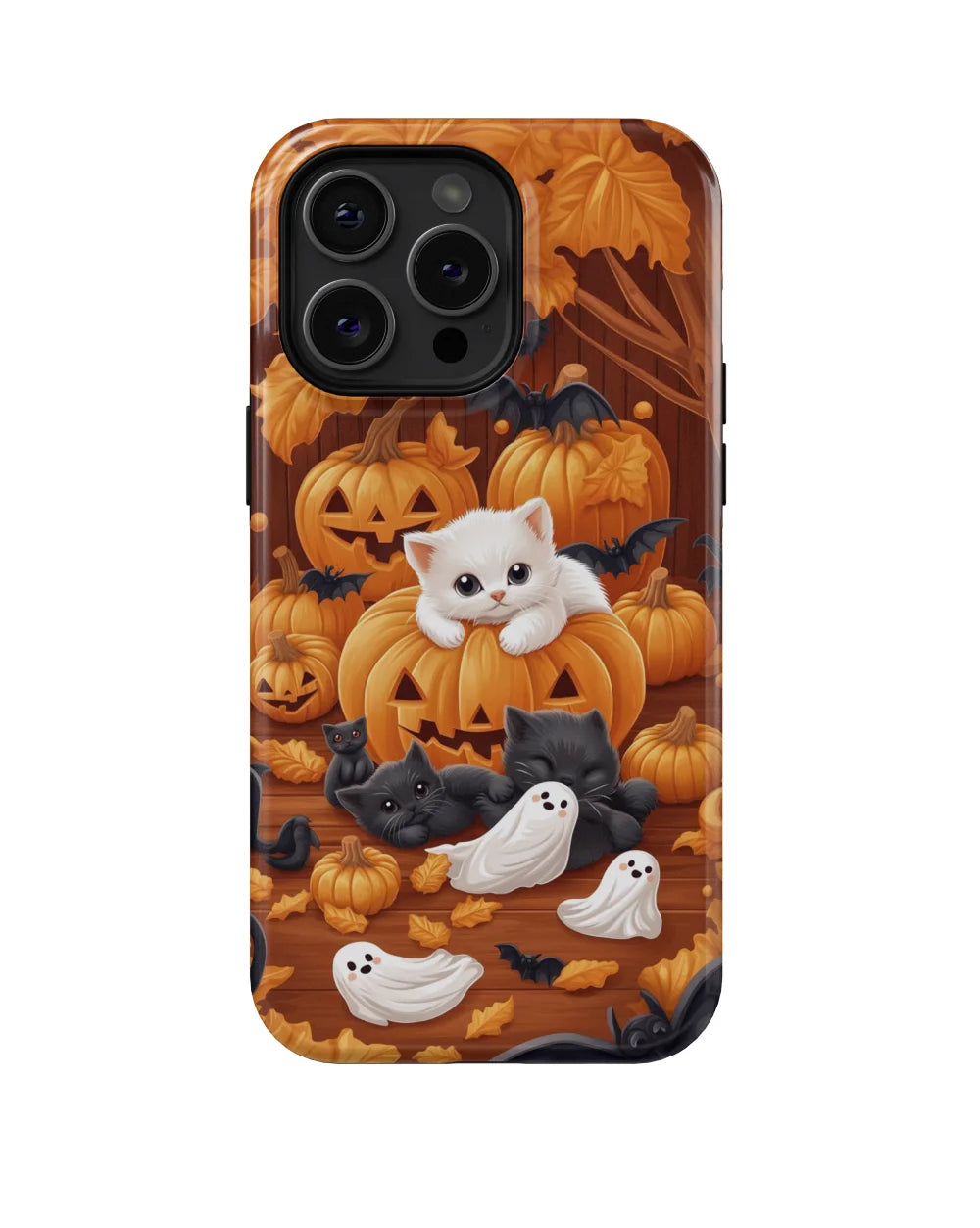 Kittens Family: Halloween Phone Case