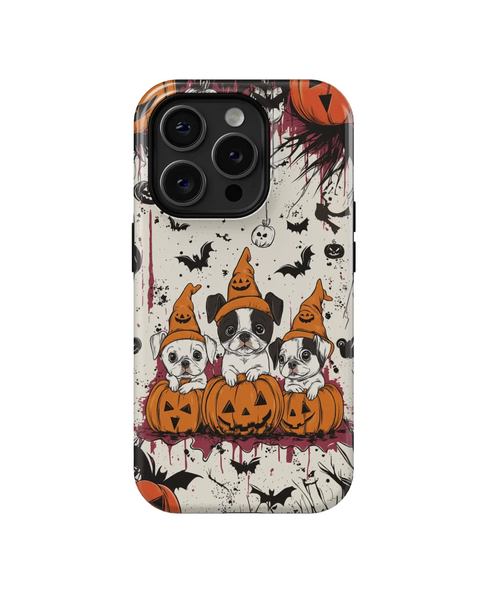 Bulldog Family: Halloween Phone Case