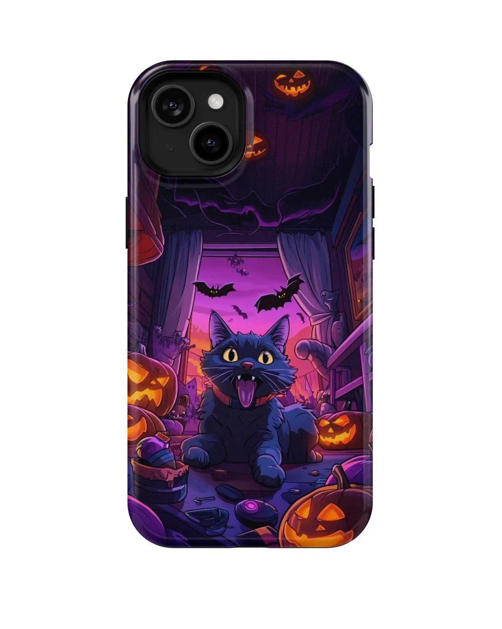 Black Cat II: Halloween Pet Phone Case