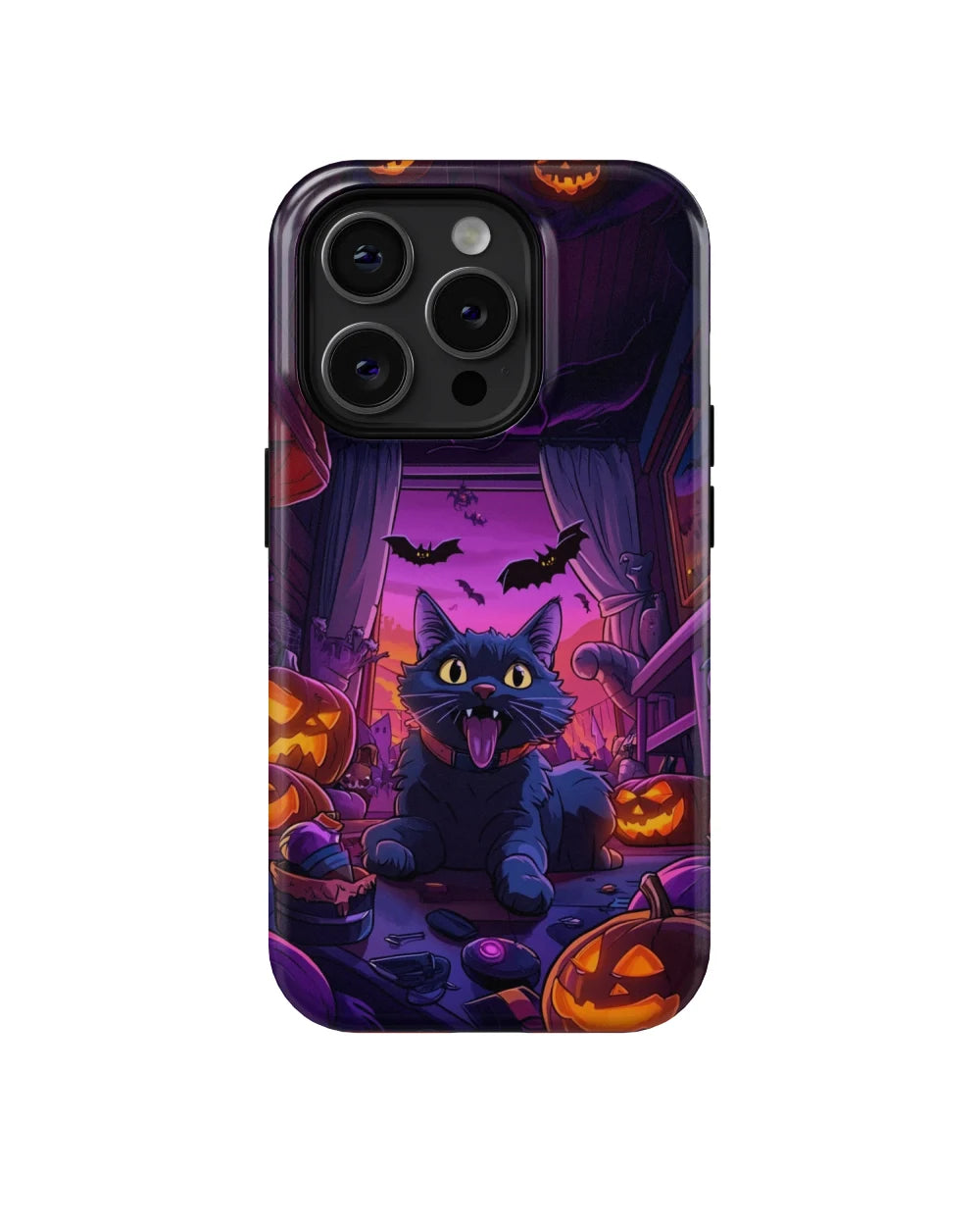 Black Cat II: Halloween Pet Phone Case