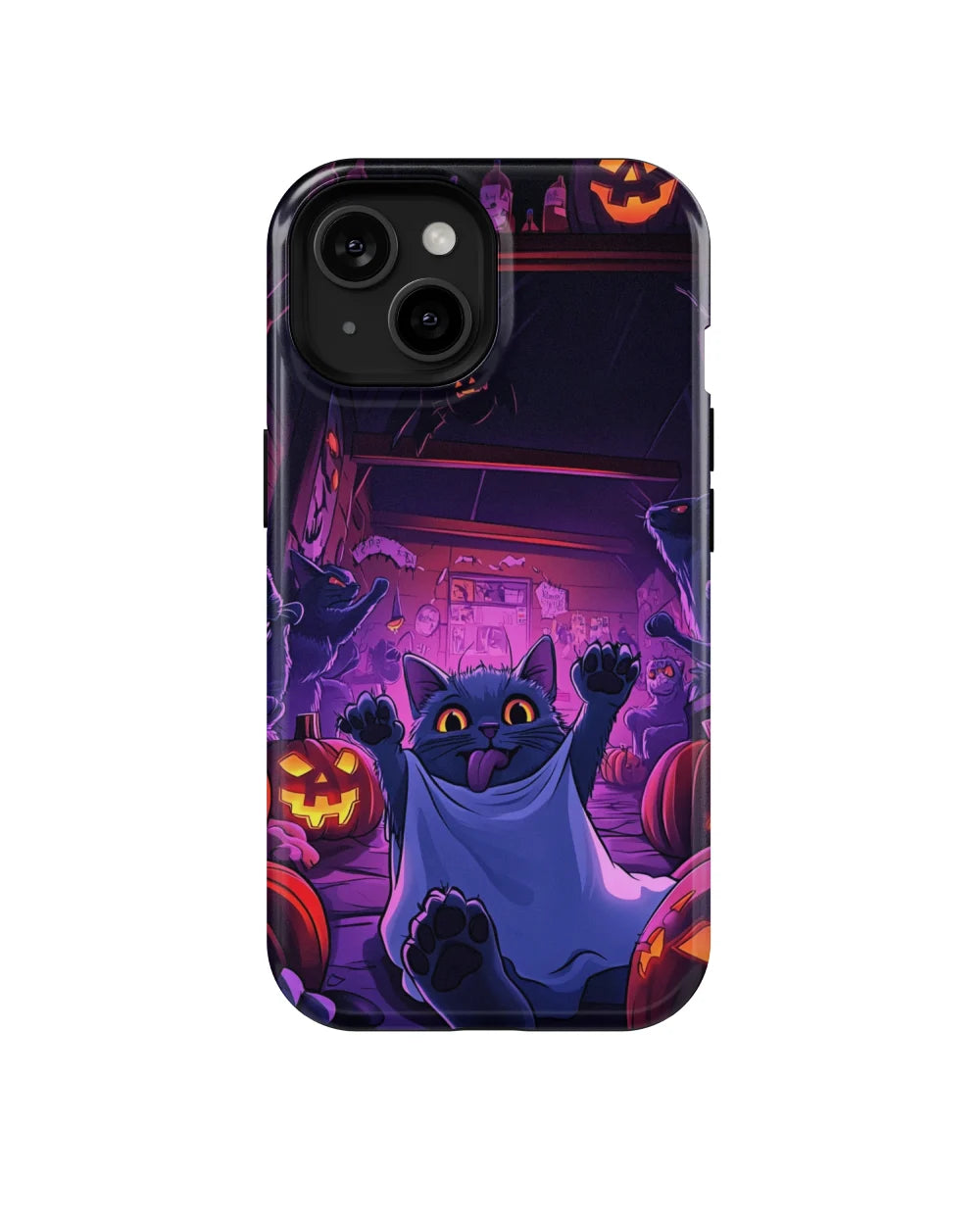 Black Cat III: Halloween Pet Phone Case