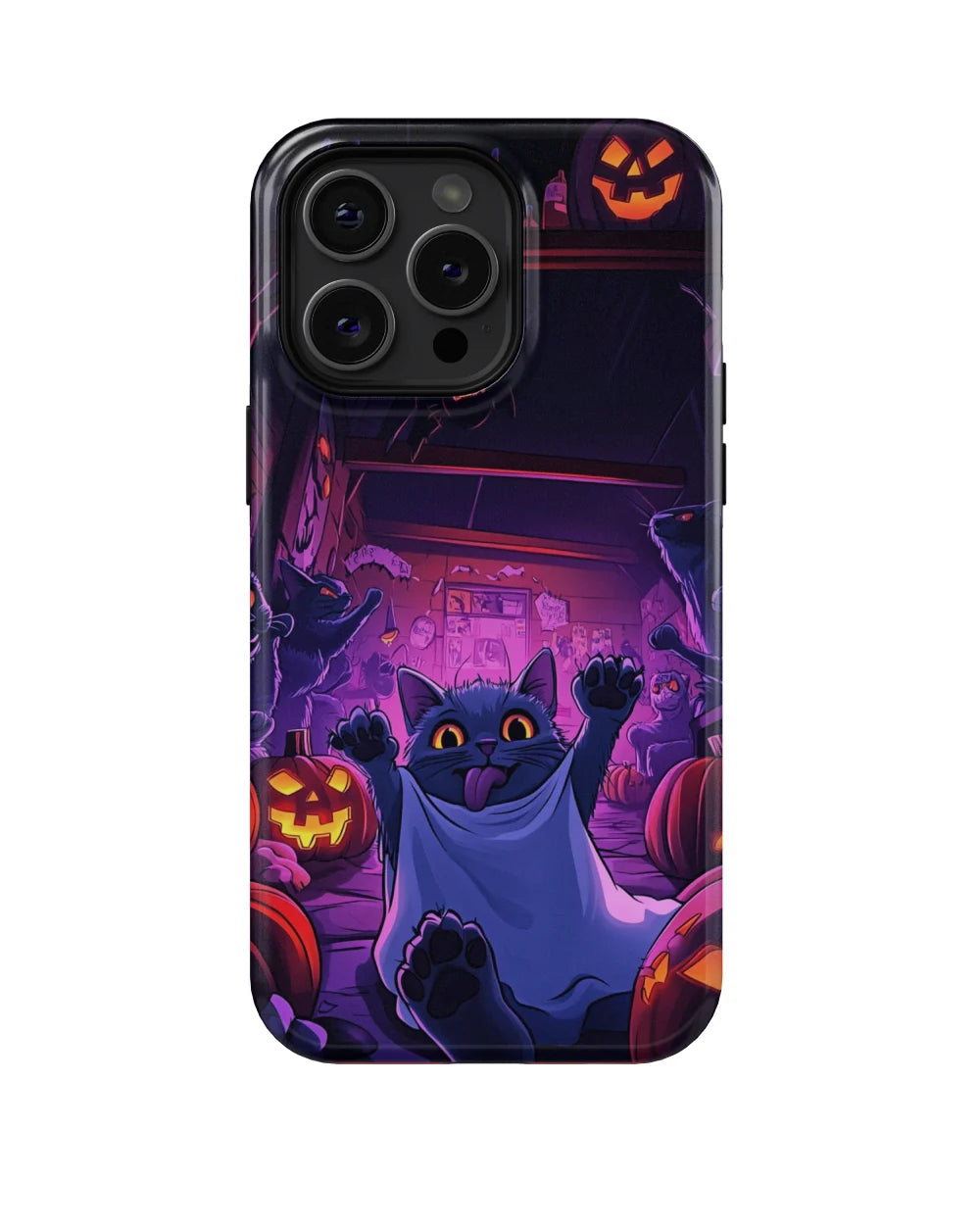 Black Cat III: Halloween Pet Phone Case