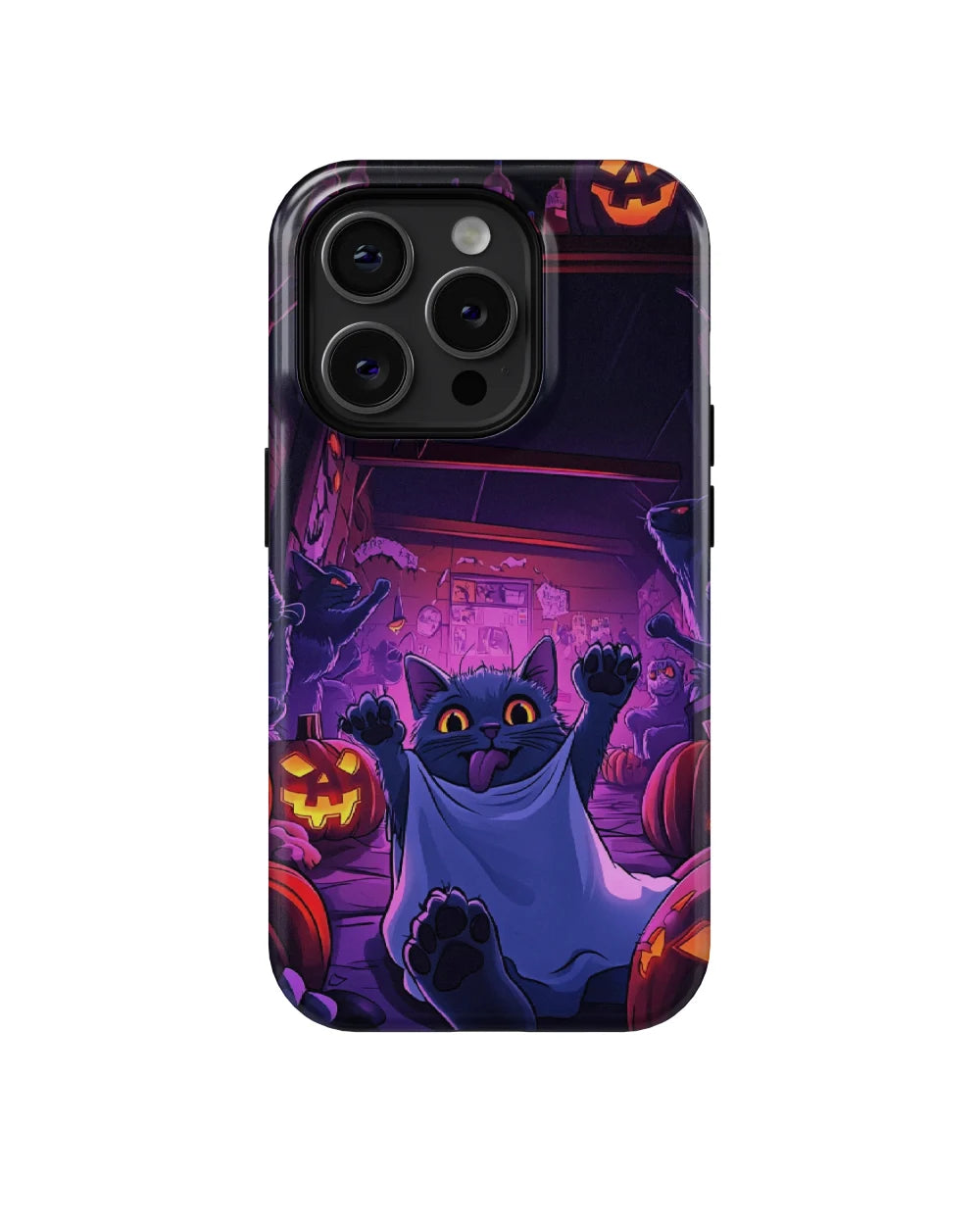 Black Cat III: Halloween Pet Phone Case