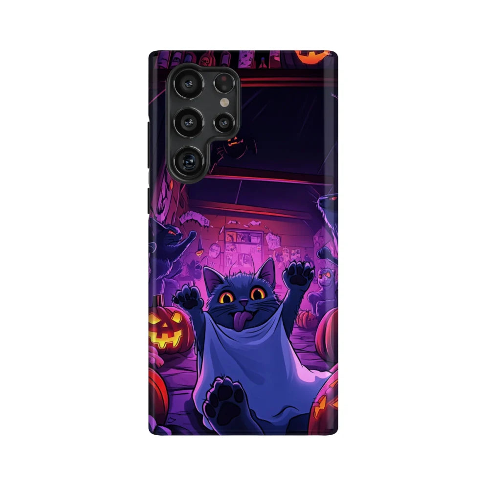 Black Cat III: Halloween Pet Phone Case