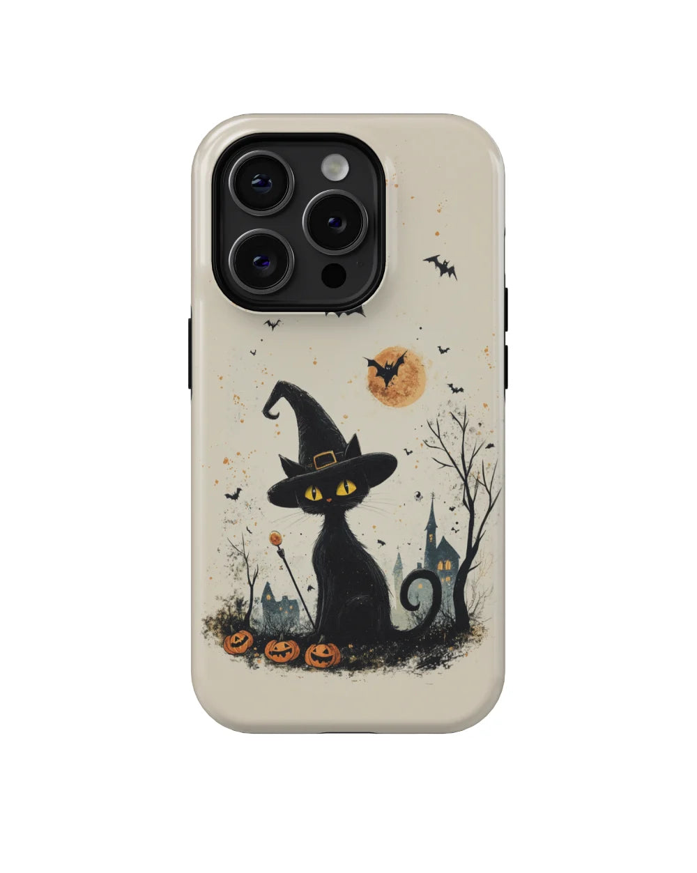 Black Cat I: Halloween Pet Phone Case