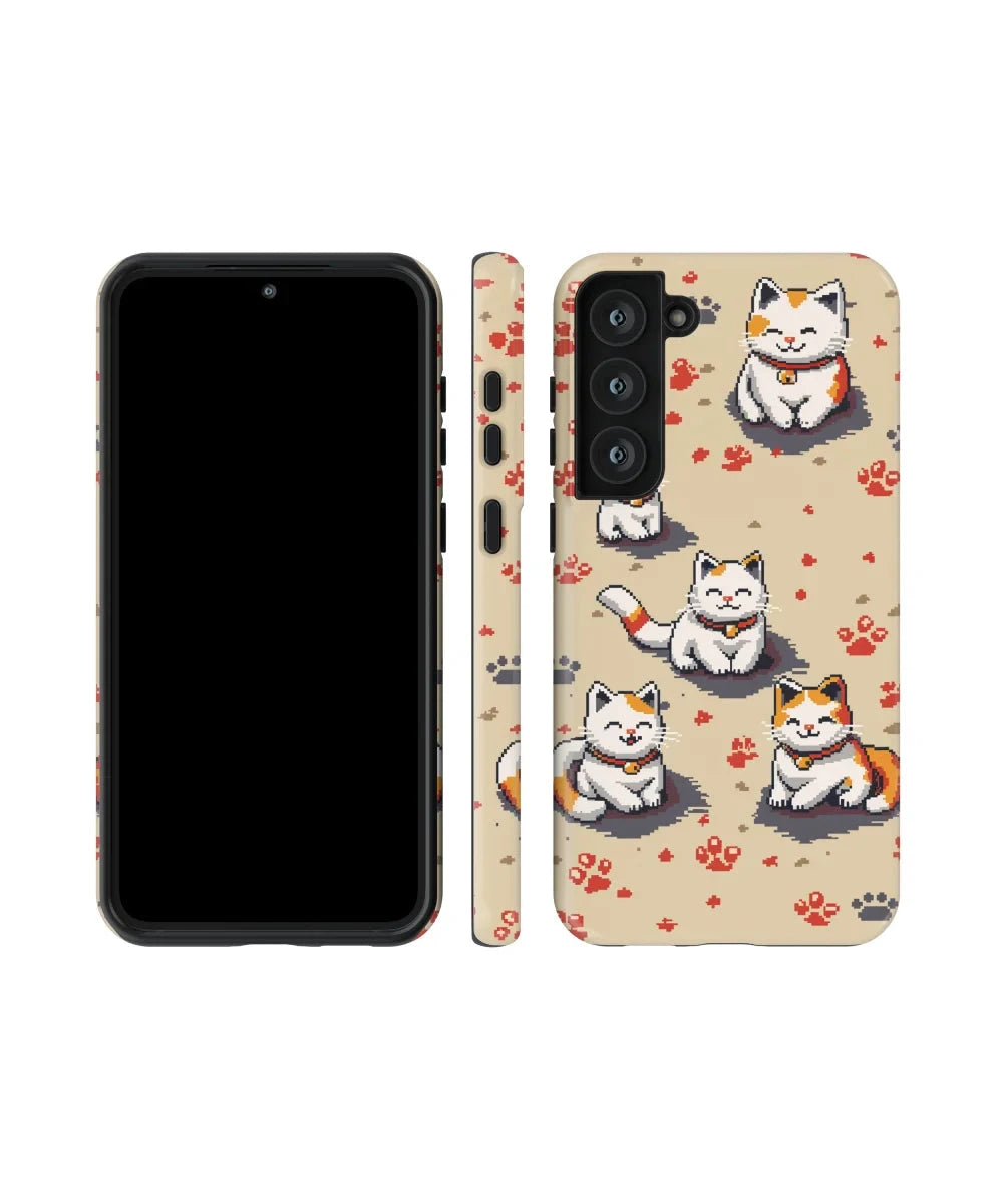 Pixel Cute Cats Ⅰ: Funny Phone Case