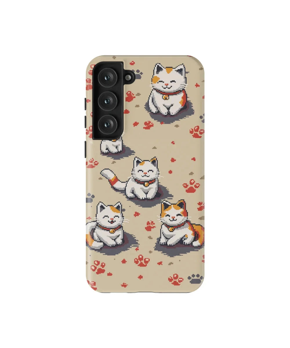 Pixel Cute Cats Ⅰ: Funny Phone Case