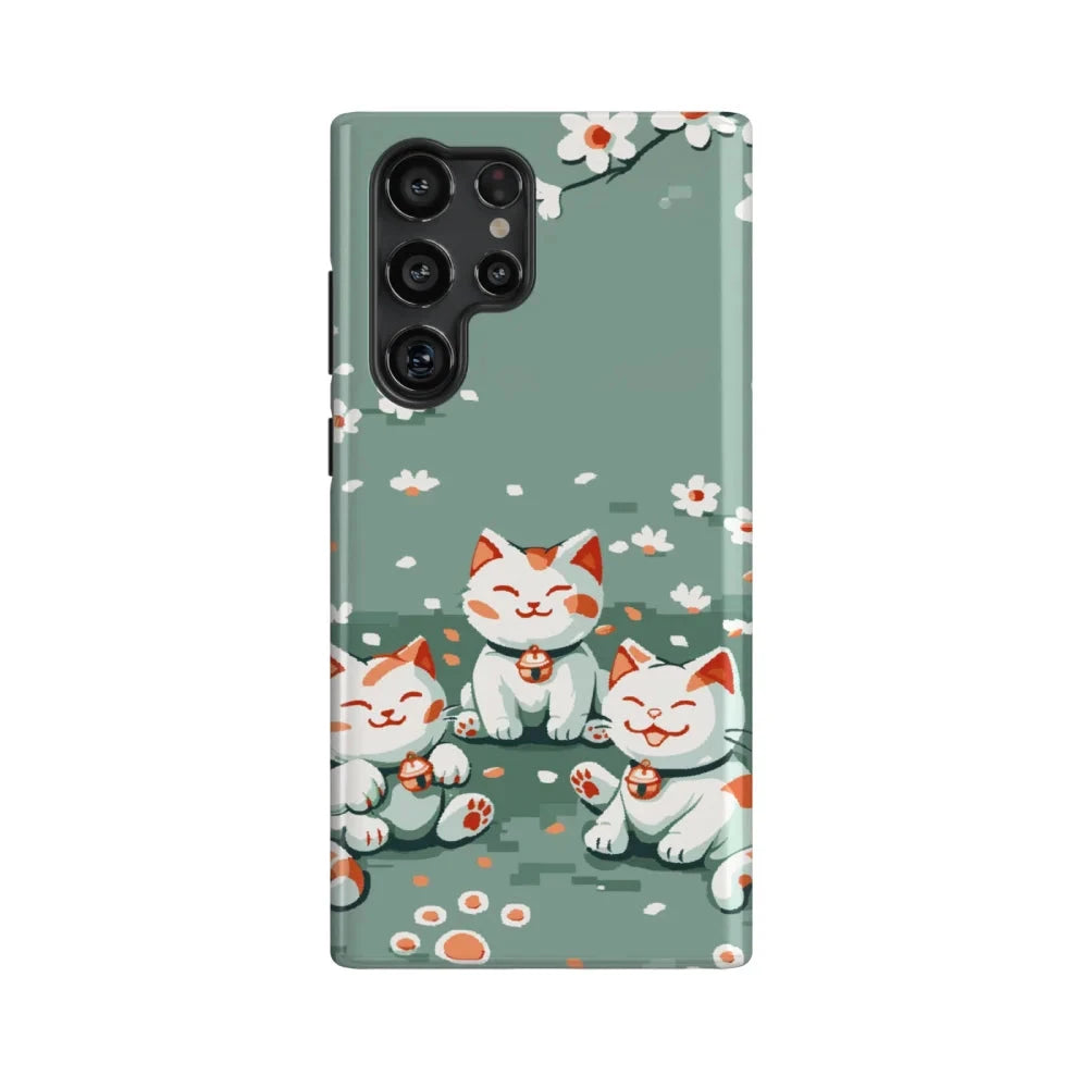 Pixel Cute Cats II: Funny Phone Case