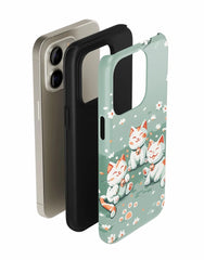 Pixel Cute Cats II: Funny Phone Case