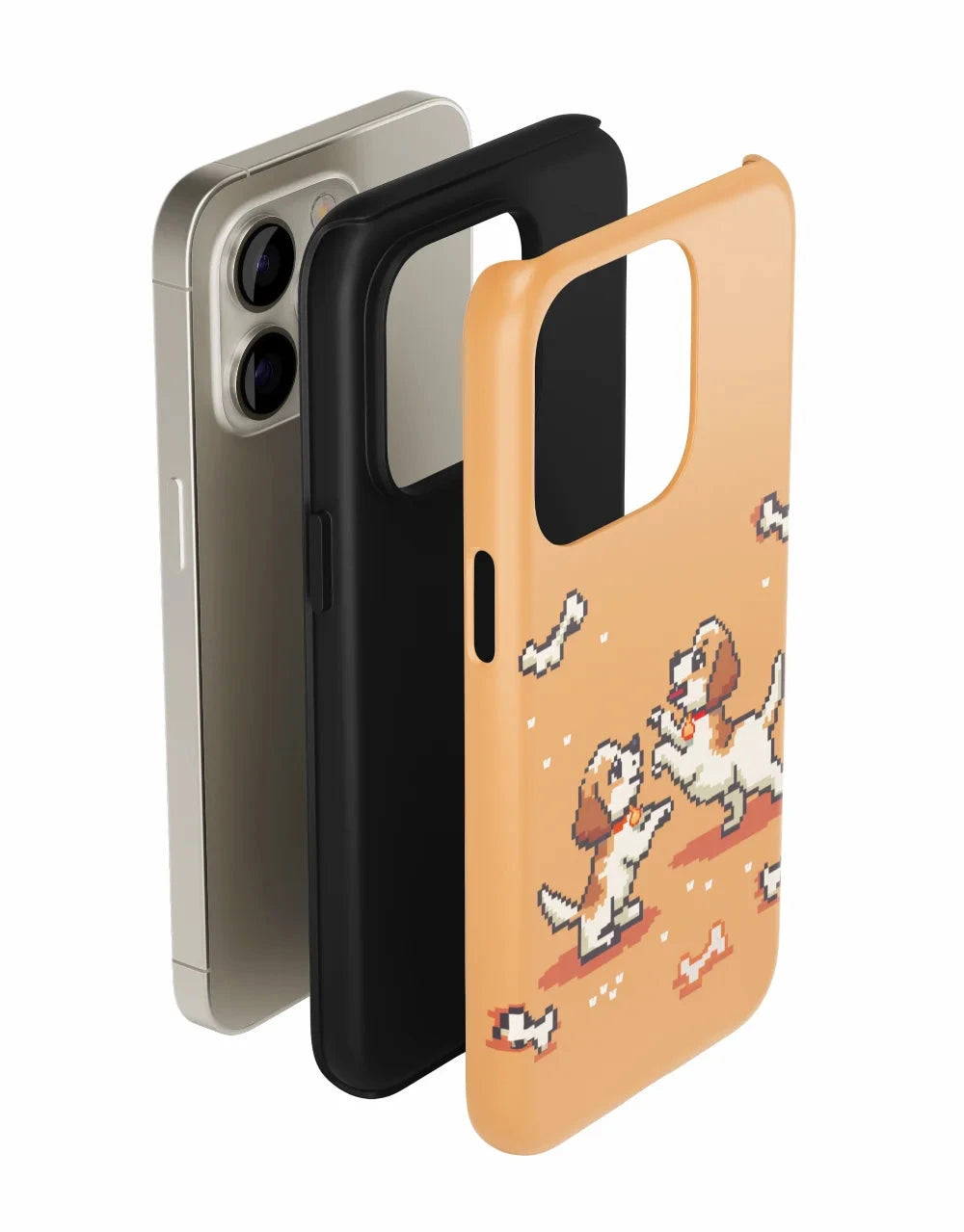 Pixel Puppies II: Funny Phone Case